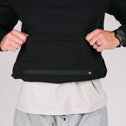 Phantom™ Hoodie — Magnetized hand pocket closed