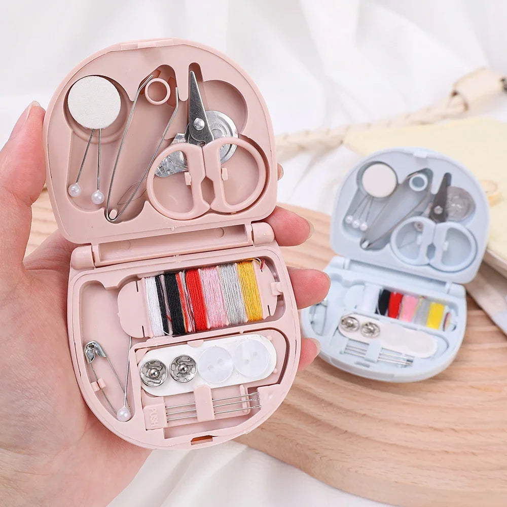 2/1Pcs Portable Manual Sewing Machines Mini Cordless Handheld Stitch For Repair Clothes Leather Fabric Household DIY Sewing Tool