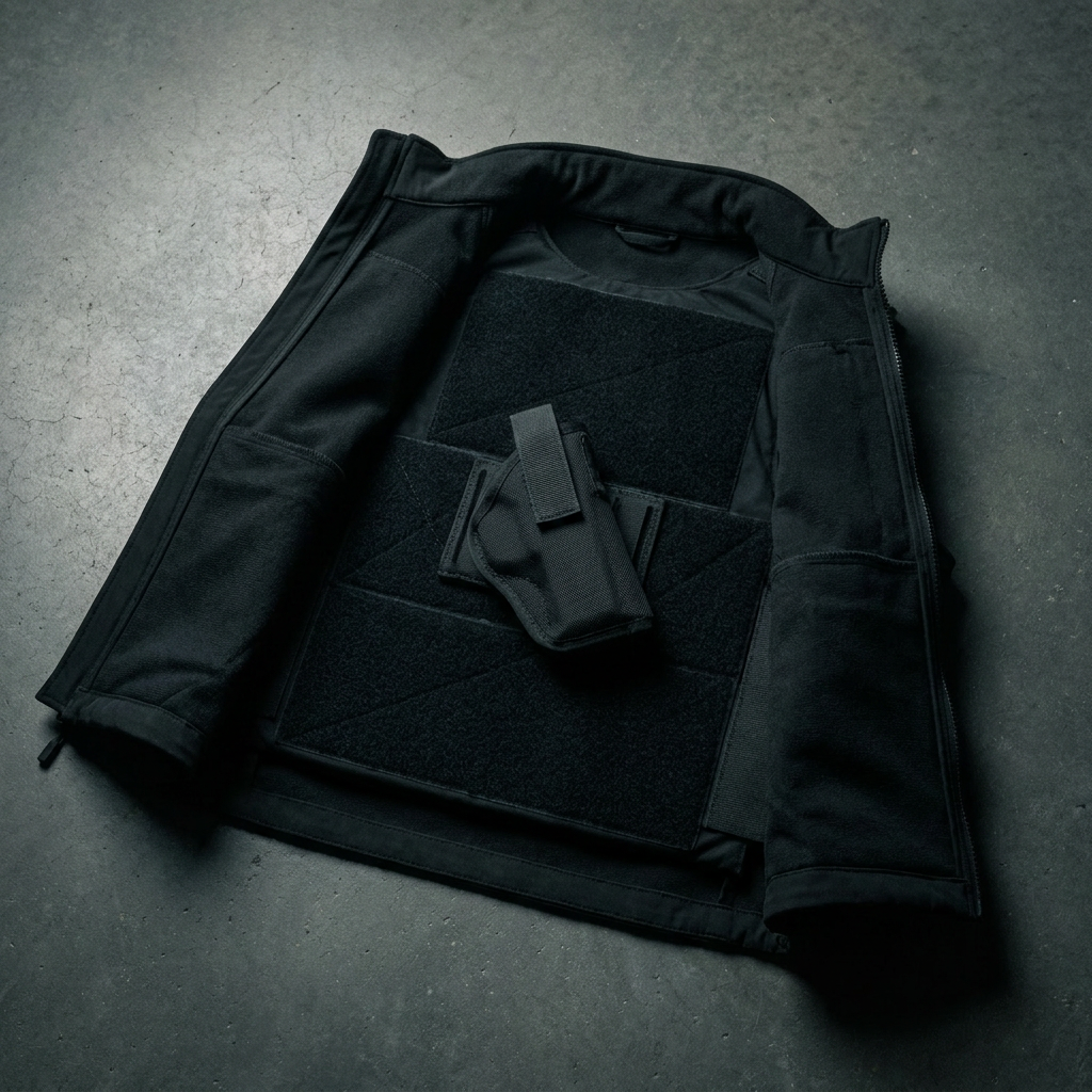 Phantom vest interior velcro holster panel macro