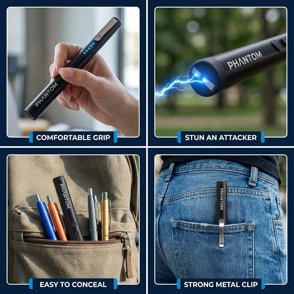 Phantom® Self Defense Tactical Stun Pen