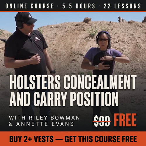 Holsters Concealment and Carry Position Coaching