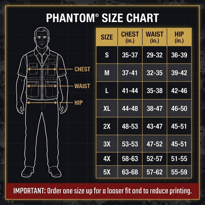 Phantom™ Premium Concealed Utility Travel Vest.