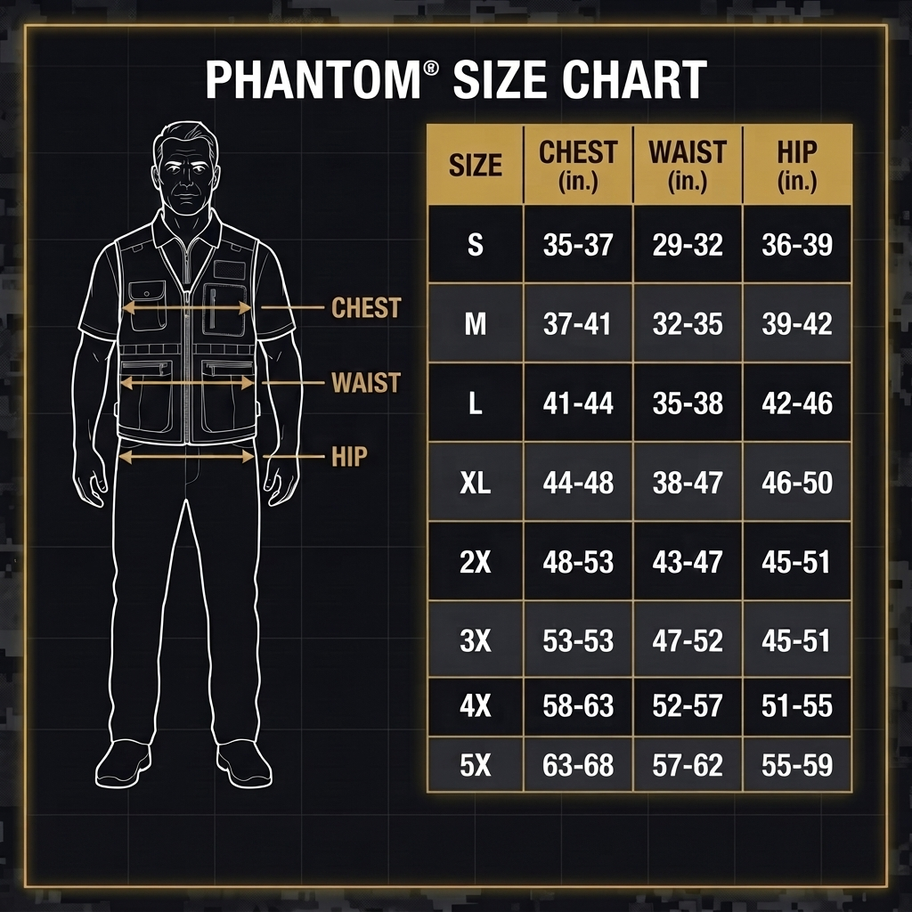 Phantom® Premium Concealed Carry Vest