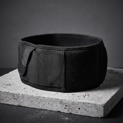Phantom Belly Band closed into a ring, front holster pocket with its retention strap