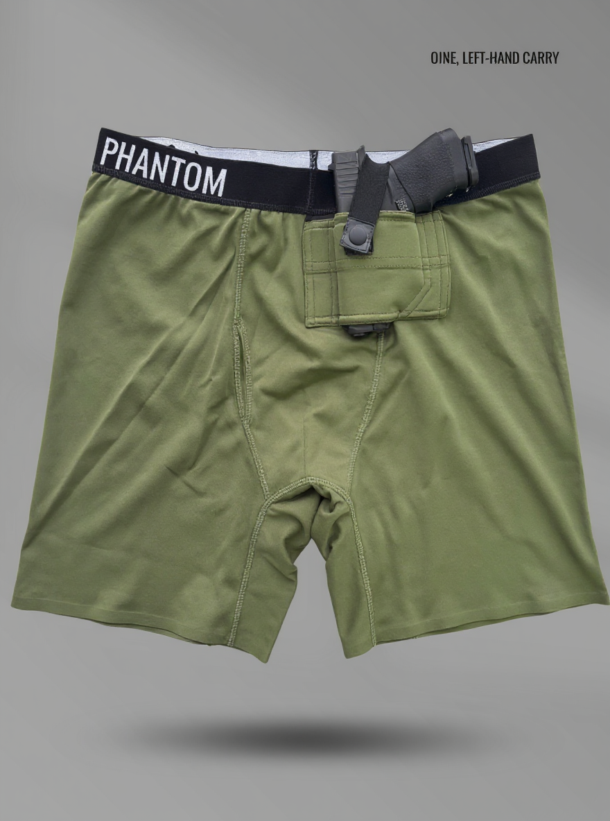 Phantom Appendix Carry Boxer Brief — Holster Detail