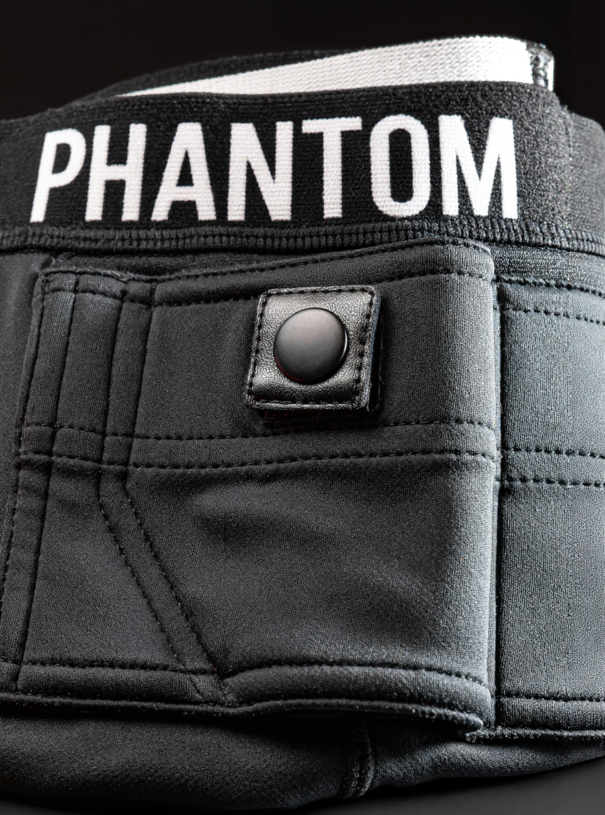 Phantom Appendix Carry Boxer Brief — Black Detail