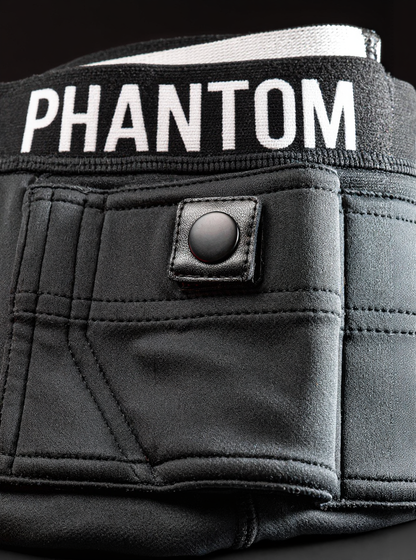 Phantom Appendix Carry Boxer Brief — Black Detail