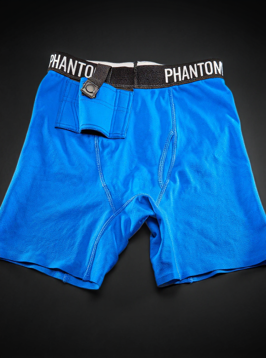 Phantom Appendix Carry Boxer Brief — Model Blue