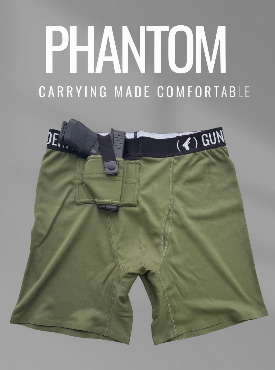 Phantom Appendix Carry Boxer Brief — Infographic