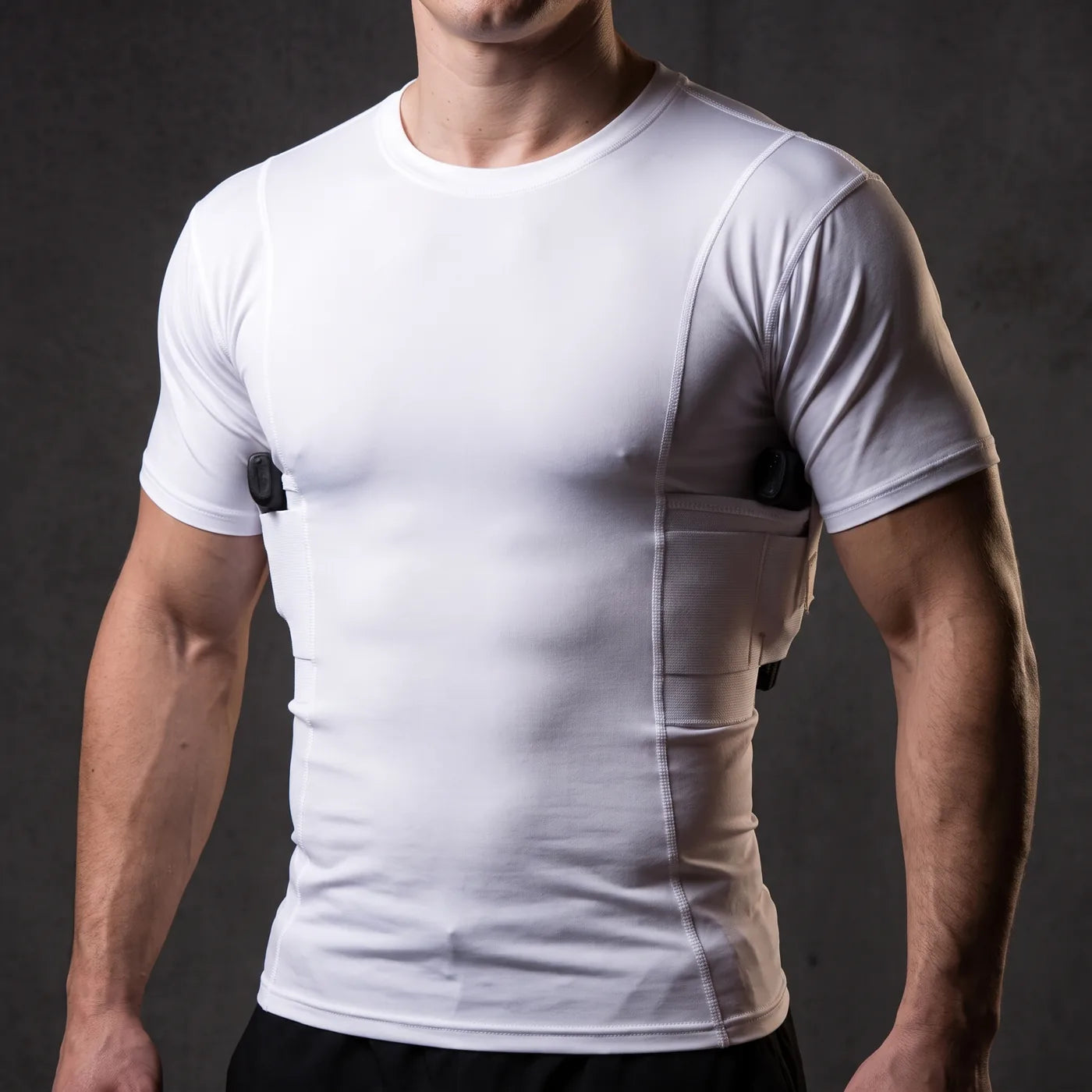 Phantom concealed carry Tee in white