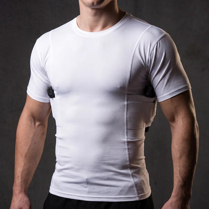 Phantom concealed carry Tee in white